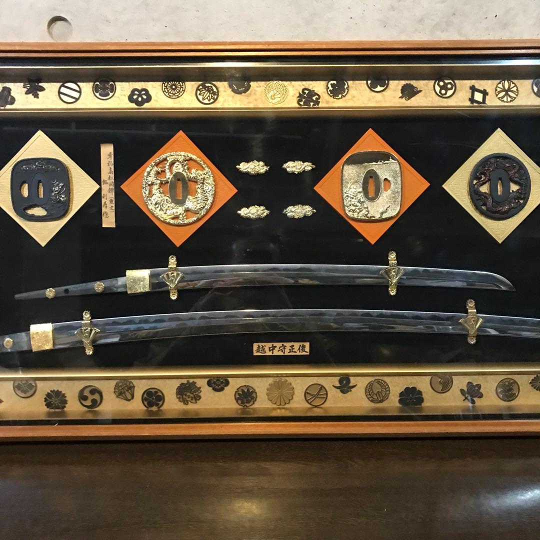日本刀 模造刀額 【越中守正俊】レプリカ - メルカリ