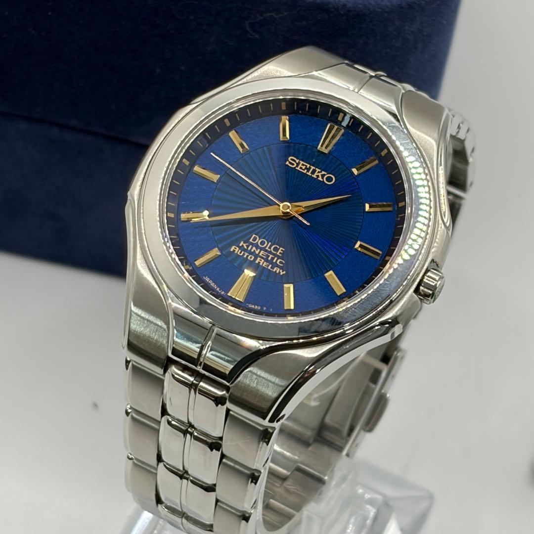 SEIKO☆DOLCE キネティック オートリレー箱・コマ付 稼働品 美品