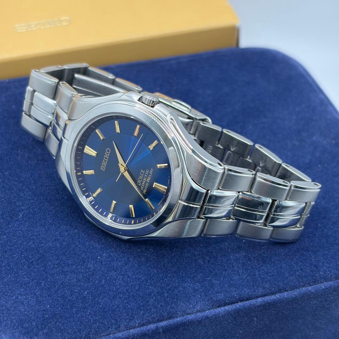 SEIKO☆DOLCE キネティック オートリレー箱・コマ付 稼働品 美品