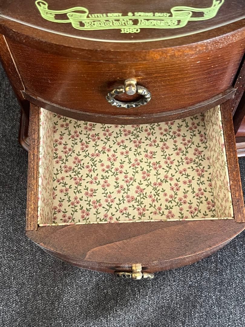 ラビットハウス SANKYO オルゴール ジュエリーボックス アンティーク