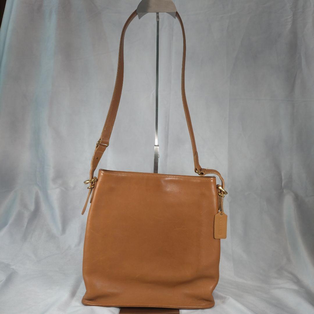 COACH ブラウンレザー ショルダーバッグ ブラウン レディース バッグ