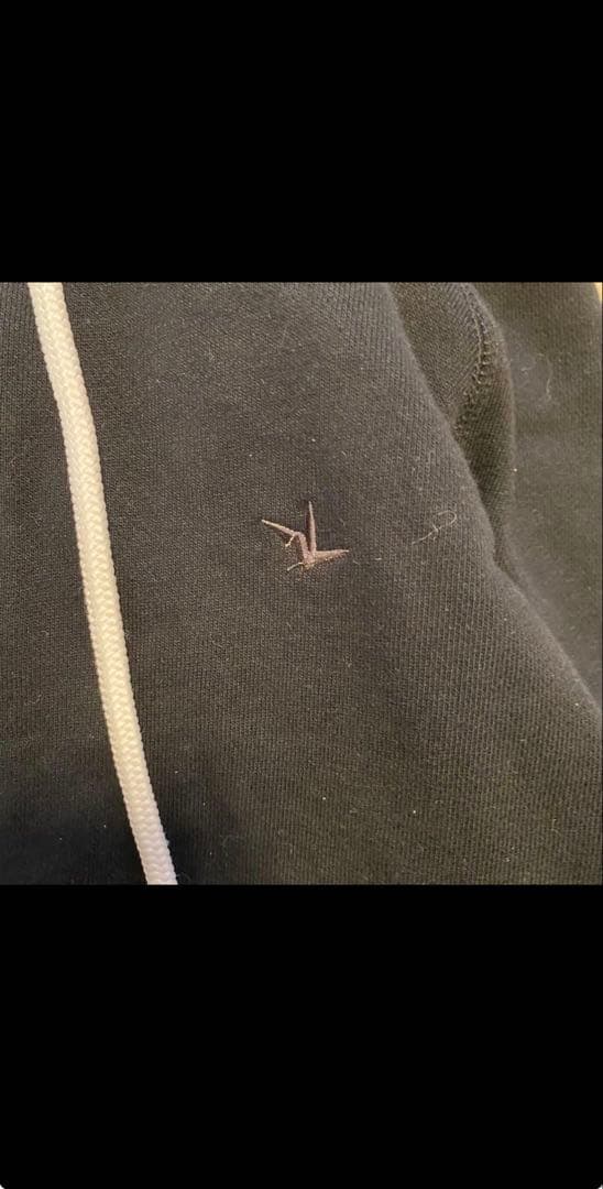 1piu1uguale3 セットアップ スウェット パーカー　黒