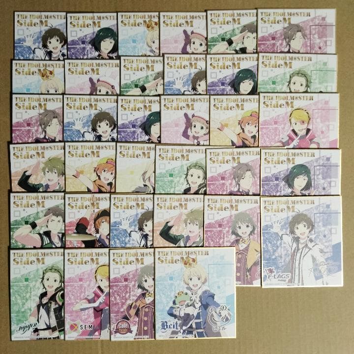 アイドルマスターSideM グローイングブライティ 色紙 34点セット 【新品】 アイドルマスターSideM グローイングブライティ 色紙 34点セット 【新品】