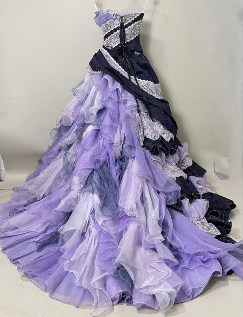 希少✨大人気✨上戸彩 AYA UETO カラードレス 7〜13号　披露宴 紫