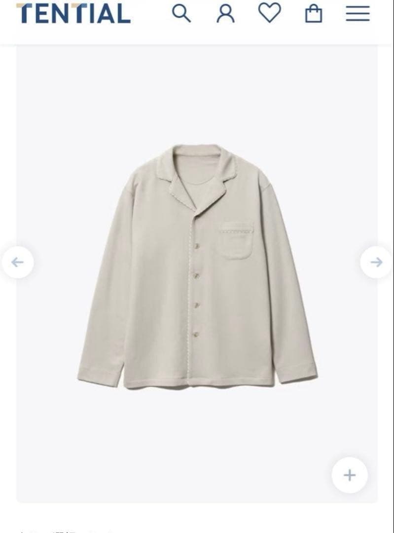 TENTIAL BAKUNEスウェットロングスリーブシャツ