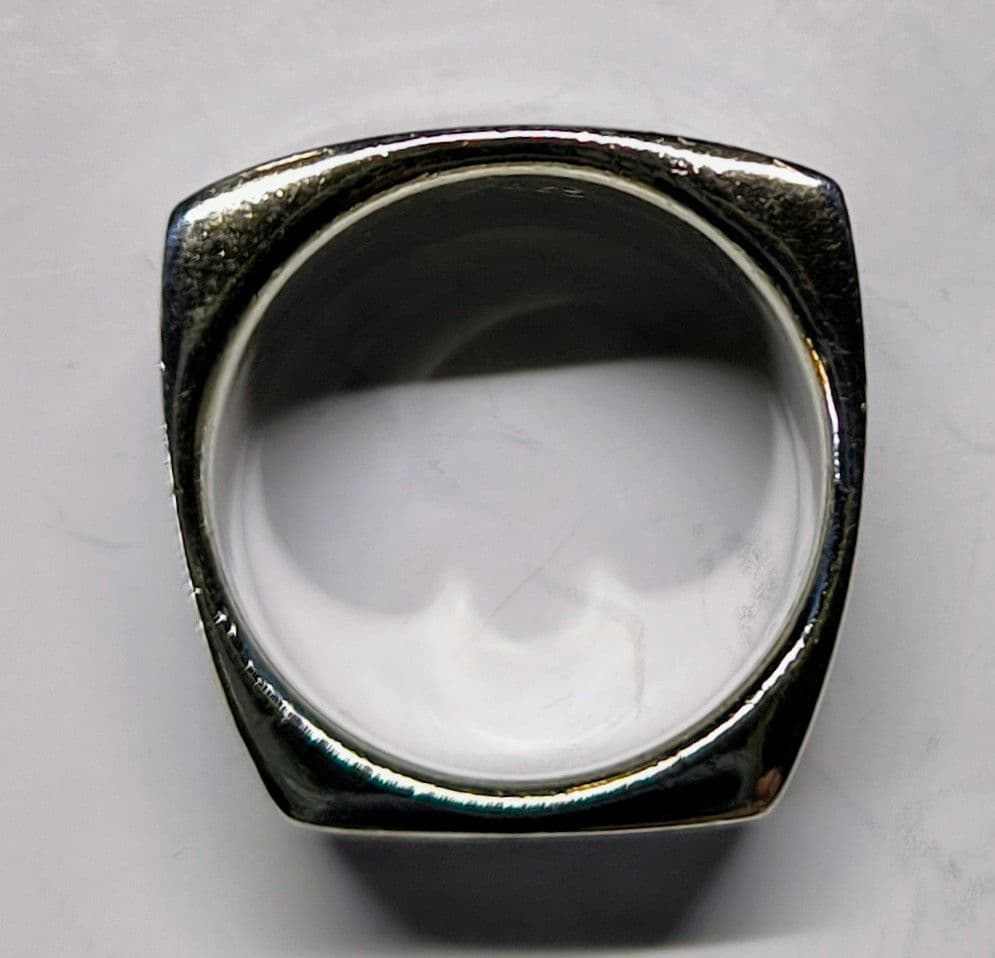 現品限り　シルバー 925リング 22.5号　ボリューム満点約30グラム！