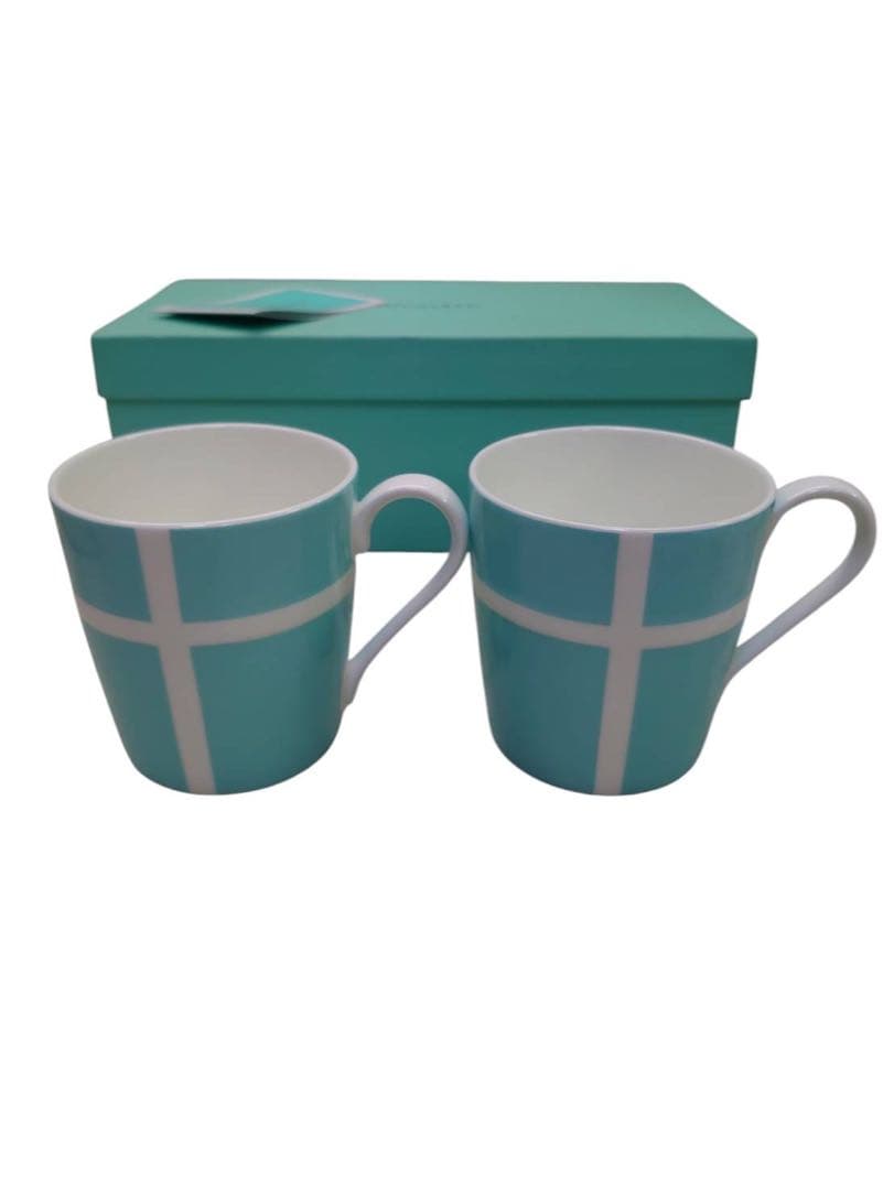 未使用品 ティファニー TIFFANY & CO. ブルーボックス マグカップ 食器