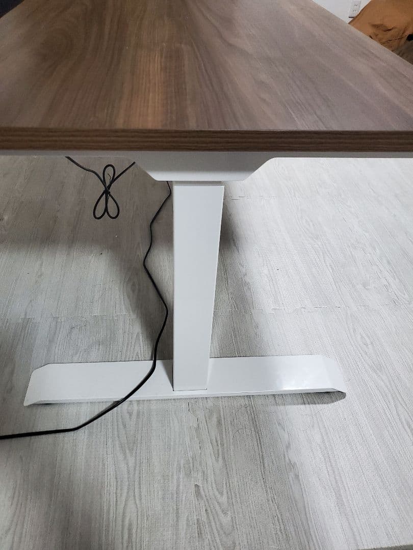 FlexiSpot 昇降式デスクE7 グレイウッド調天板付き