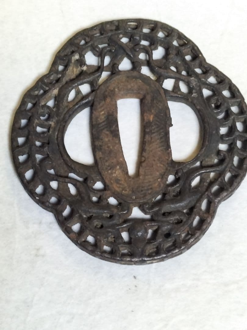 刀鍔 骨董品 金象嵌２個他３個