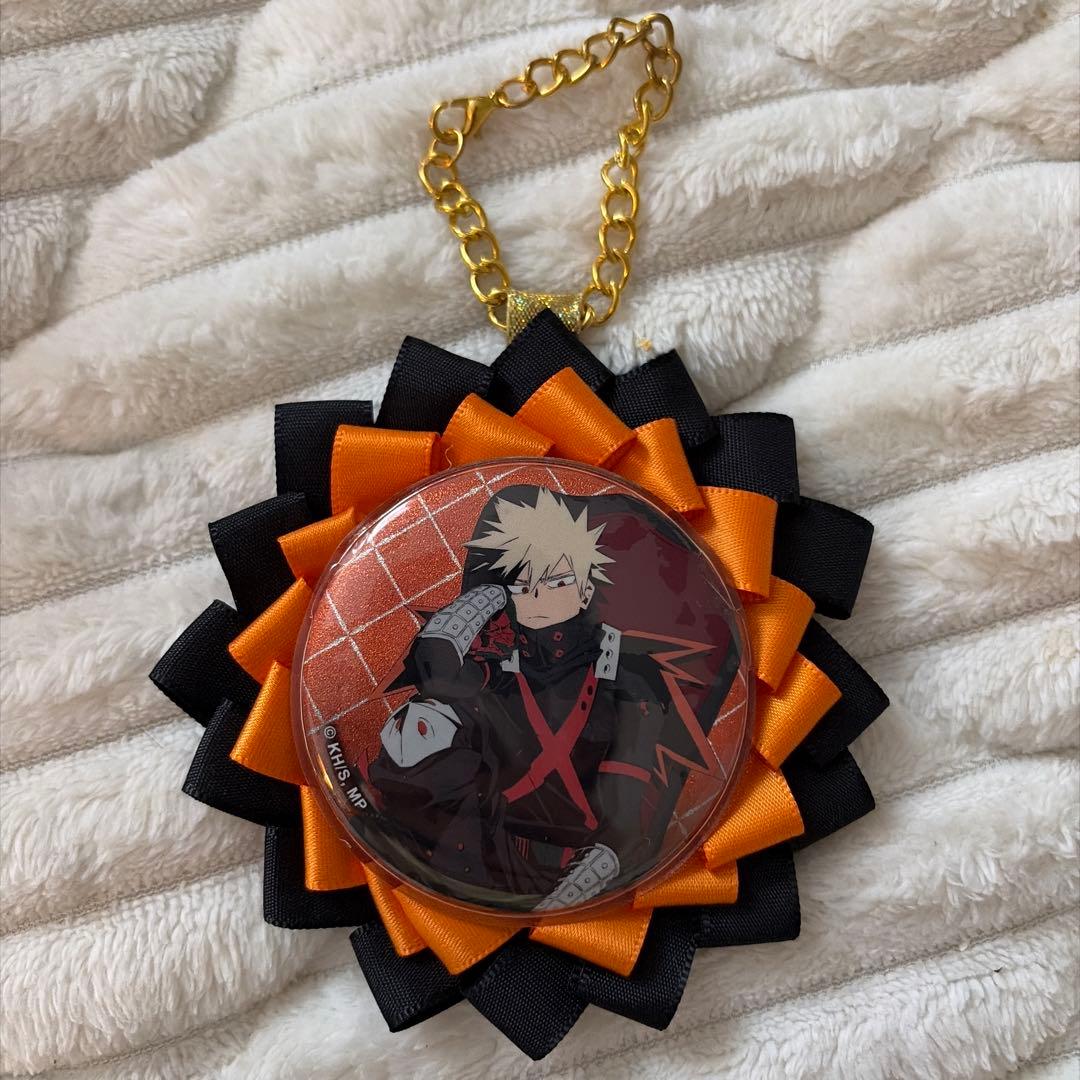 爆豪勝己 缶バッジ 座れ！イス！ ヒロアカ 僕のヒーローアカデミア 爆