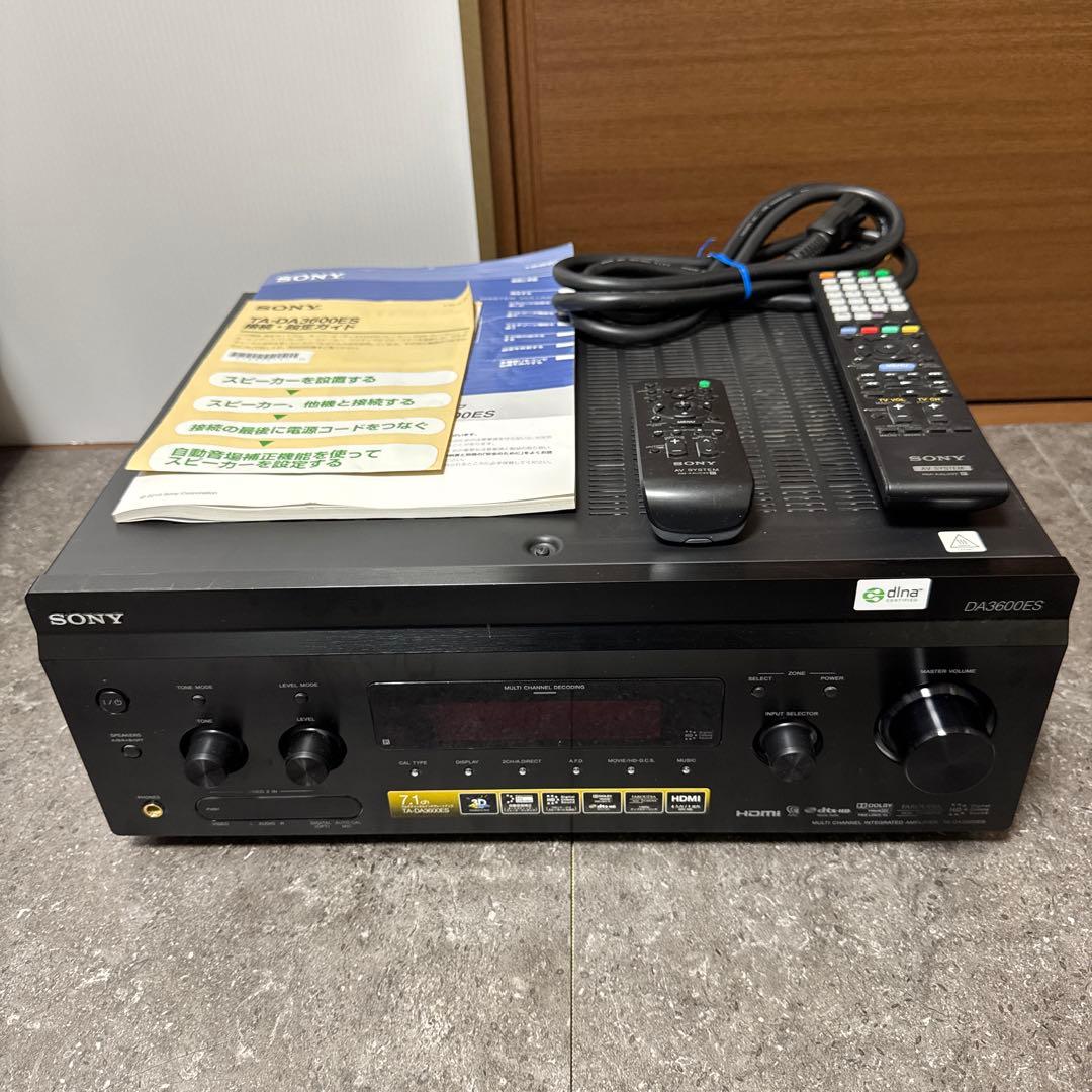 SONY TA-DA3600ES AVアンプ ES 7.1ch 付属品あり