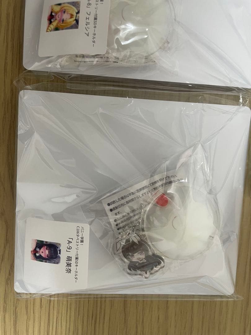 みるくふぁくとりーC106 バニー学園タペストリードラマCDキーホルダー　セット