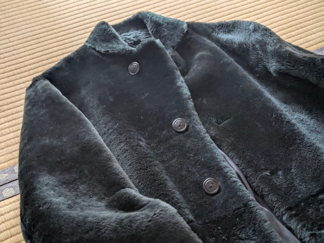 超希少 BURBERRY PRORSUM 14AW ムートンコート 44 レザー - メルカリ