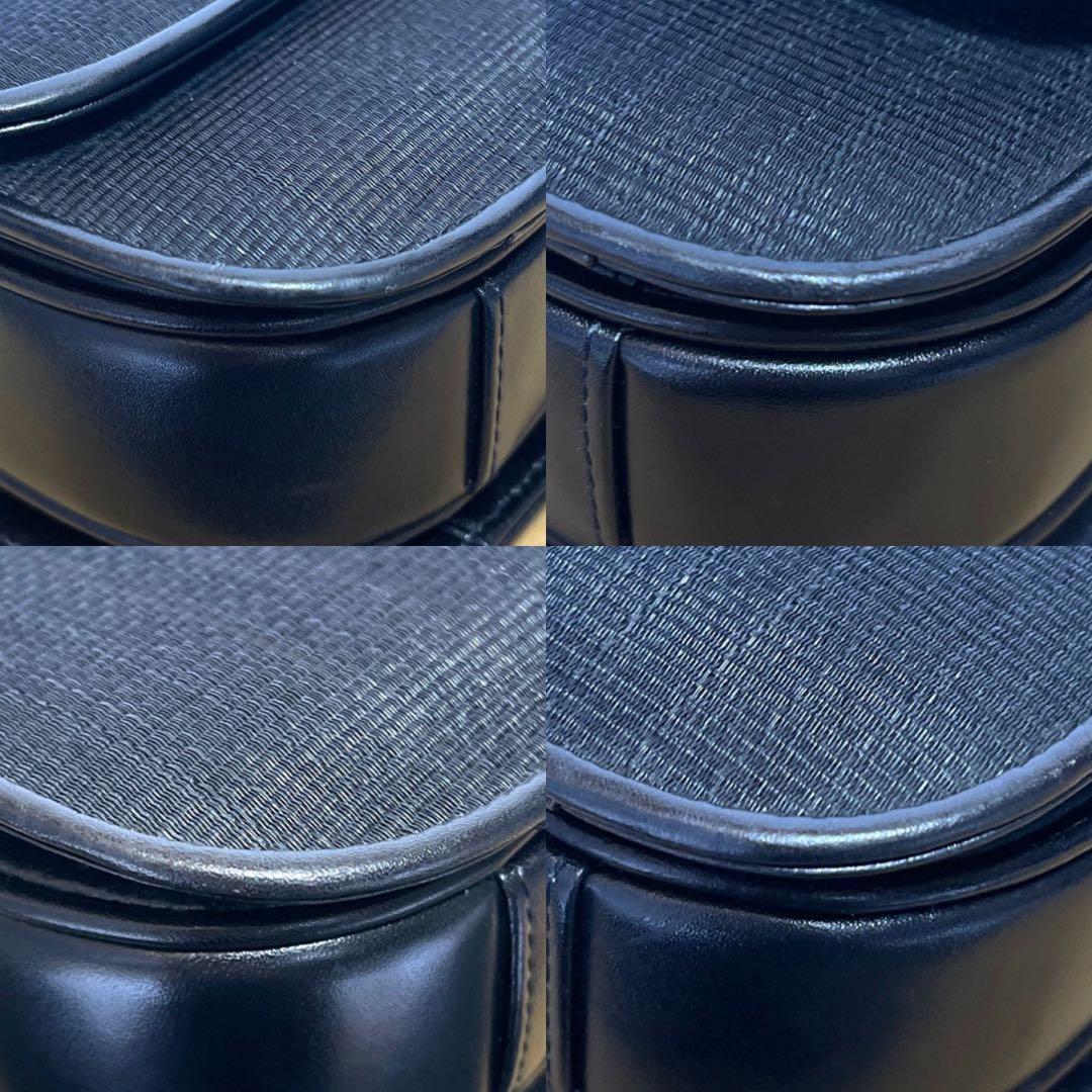 【美品】COMTESS ホースヘア×レザー ブラック ゴールド金具 ハンドバッグ