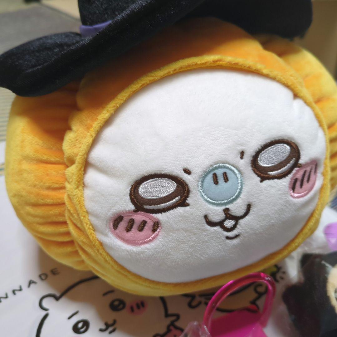 ちいかわ 黒猫のマスコット おそろいピザなマスコット ハロウィン