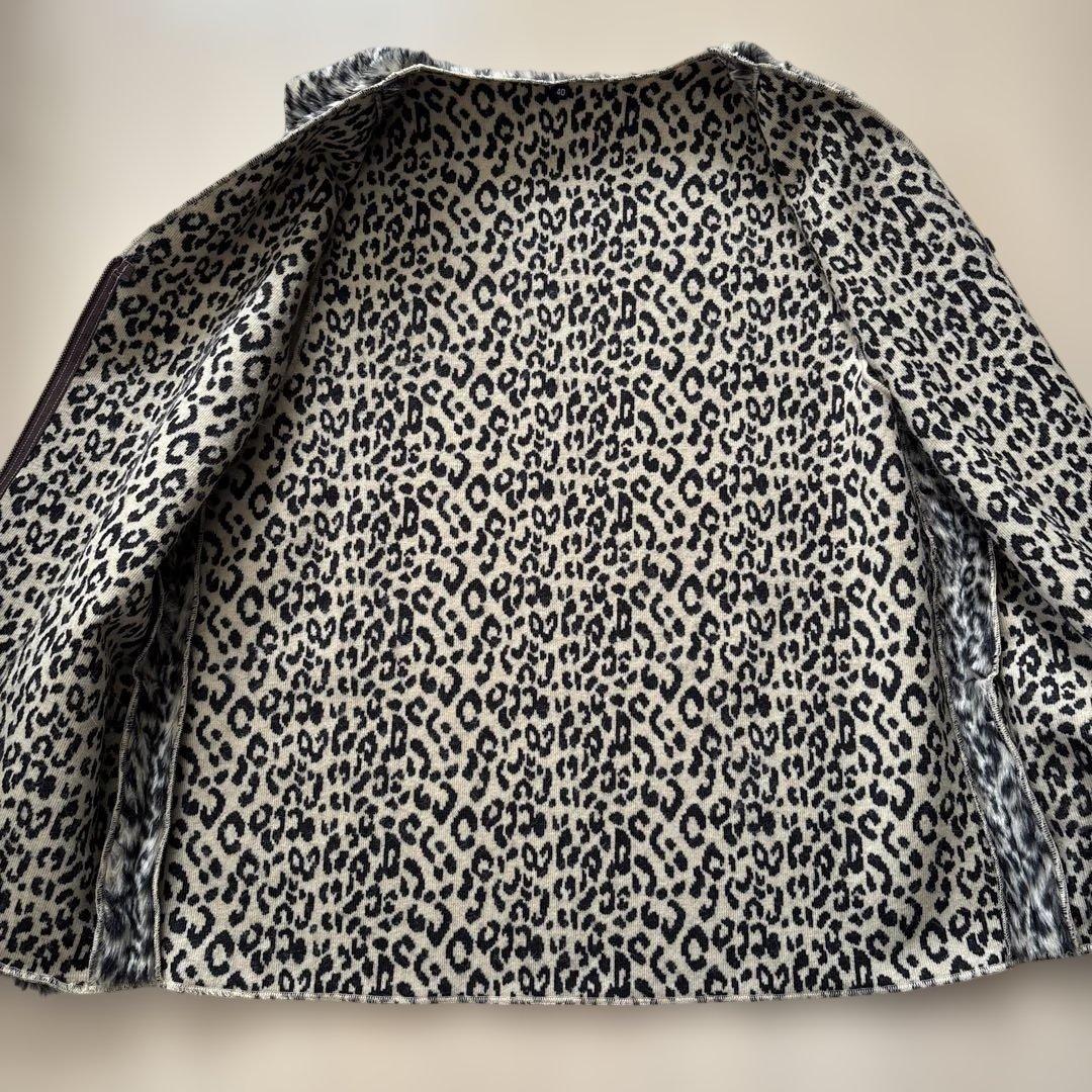 US三軒茶屋 レオパード　フェイクファー　ベスト 新品未使用　完売品