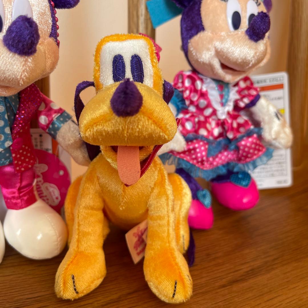 ミニパル ミニーのファンダーランド ぬいぐるみバッジ ミッキー ミニー プルート