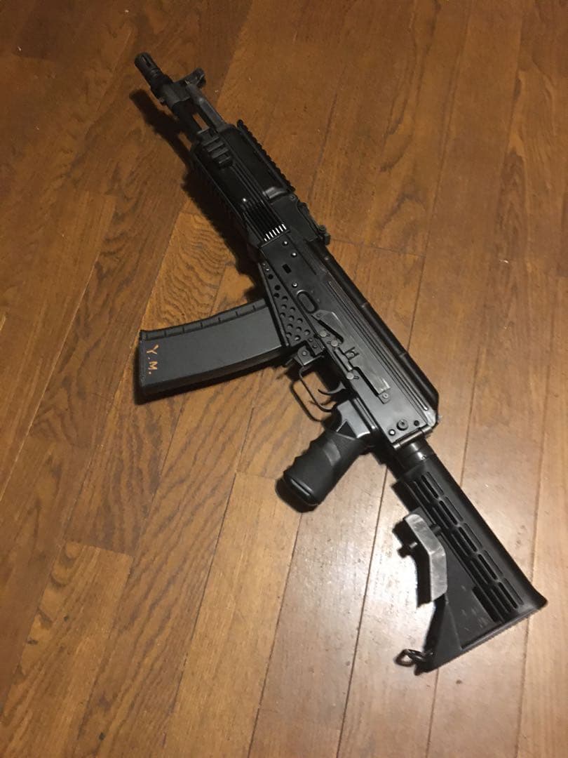 東京マルイ次世代電動ガン　AK102 外装カスタム　ダメージ加工