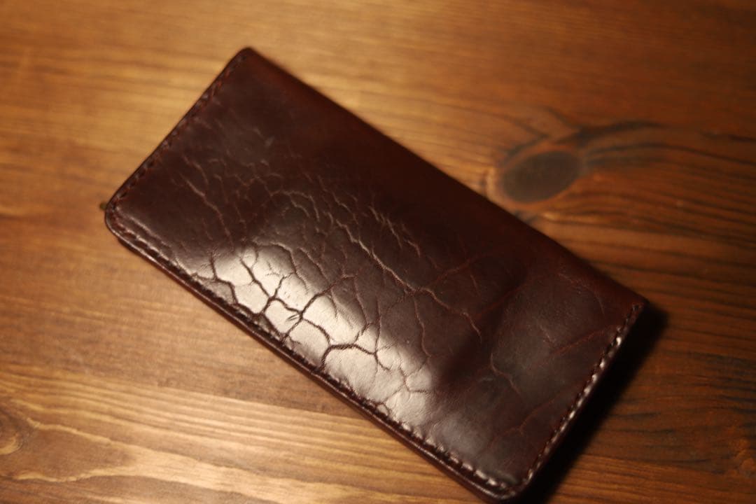 イタリアンレザーCOMIPEL社 ホースバット　トラッカーウォレット　即納OK‼️