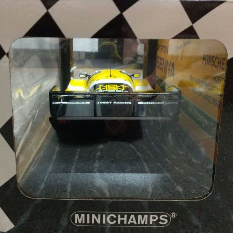 アイルトンセナ限定品 ミニチャンプス　ポルシェ956K ニュル1000km