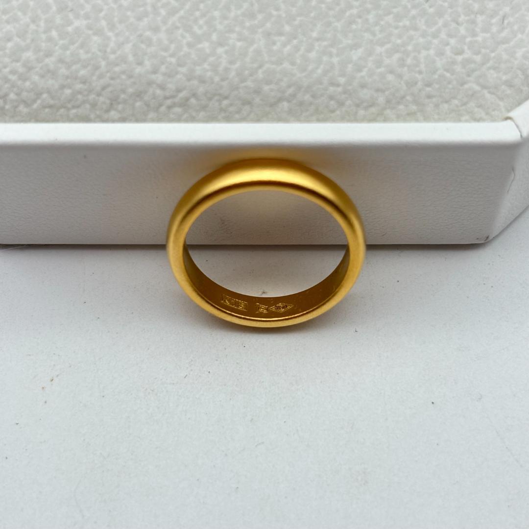 極美品 ✨ K18金ゴールド シンプルリング 3.2g