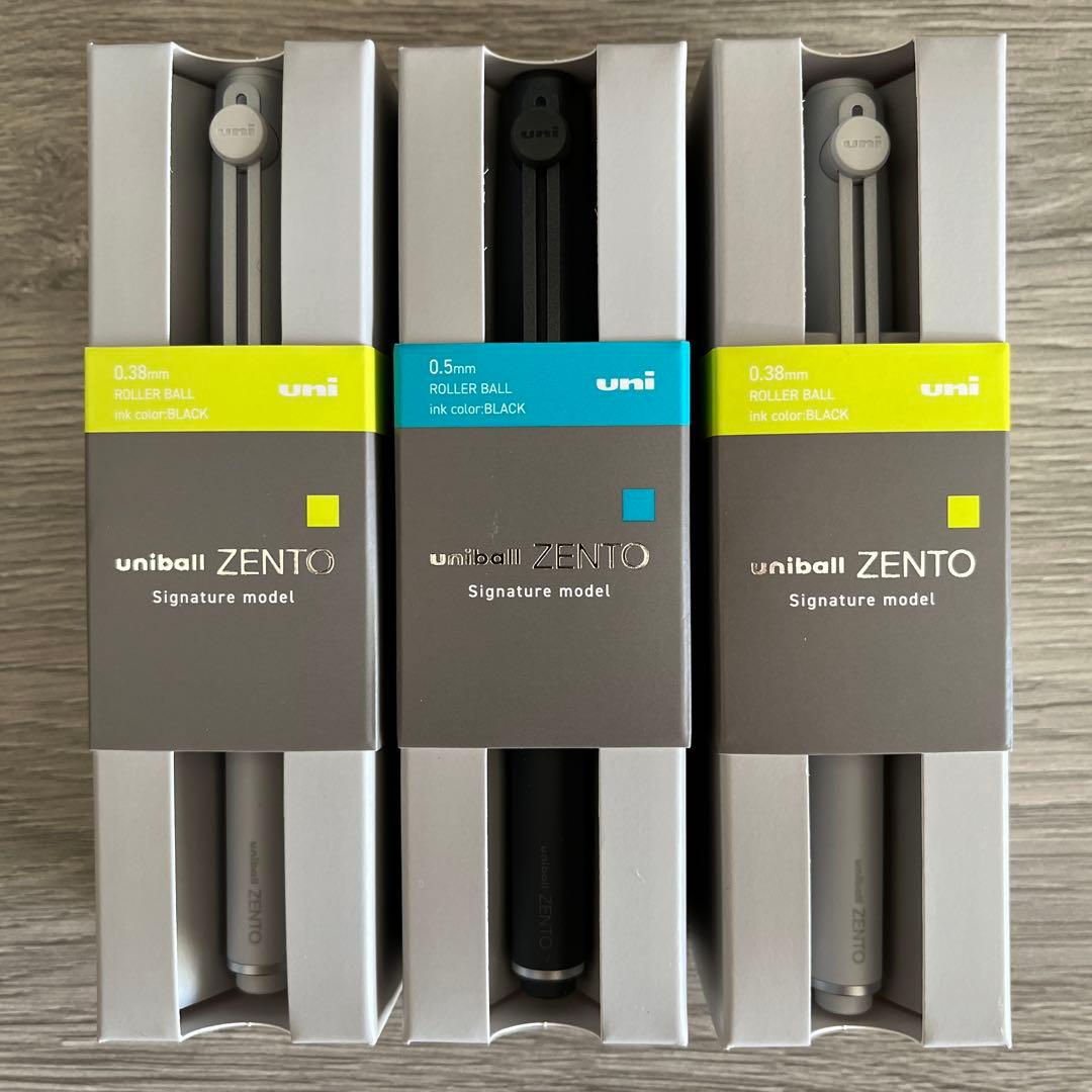 【新品】uniball ZENTO ユニボールゼント シグニチャーモデル 3本