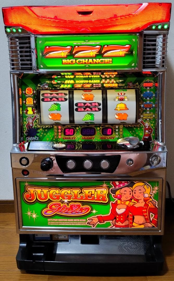 商談中】4号機 ジャグラーガール スロット パチスロ 実機