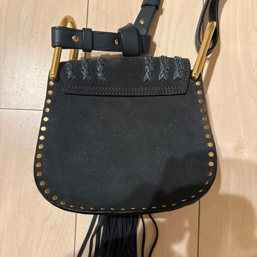 Chloe クロエ　hadson ハドソン スエード ショルダーバッグ