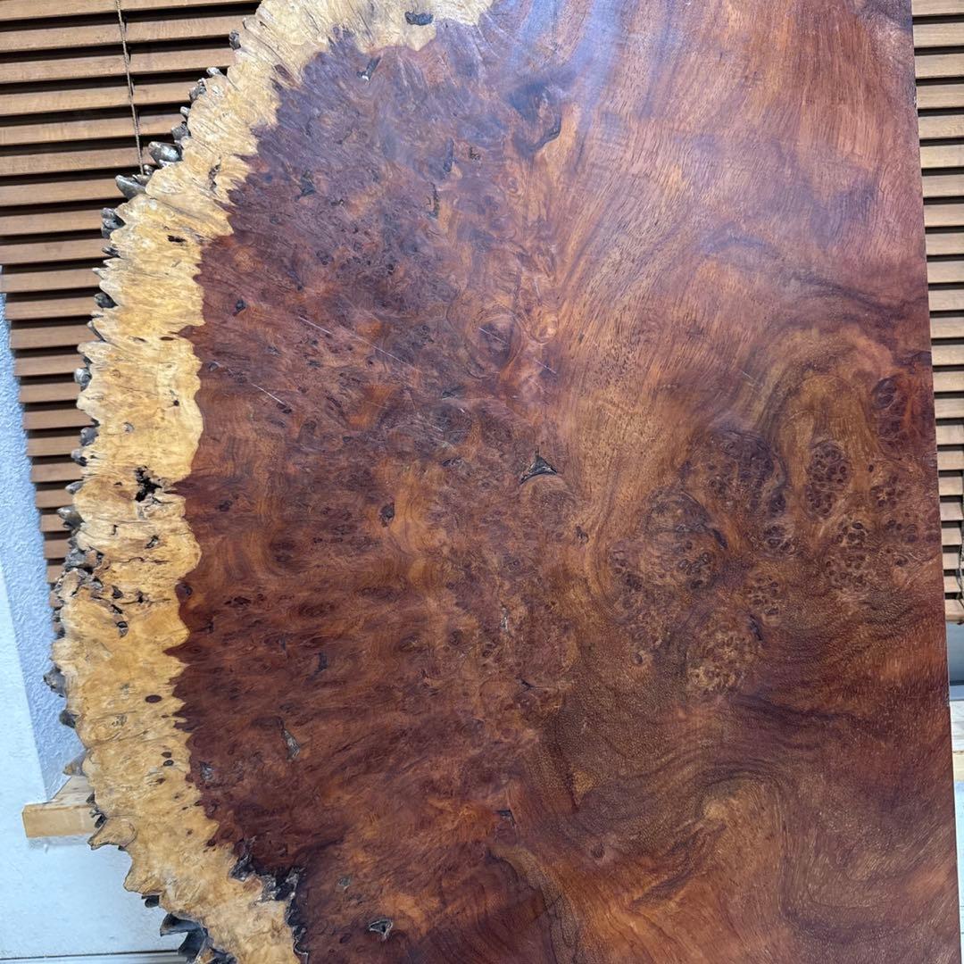 花梨 瘤杢 一枚木 天然木 天板 テーブルトップ 890×240~