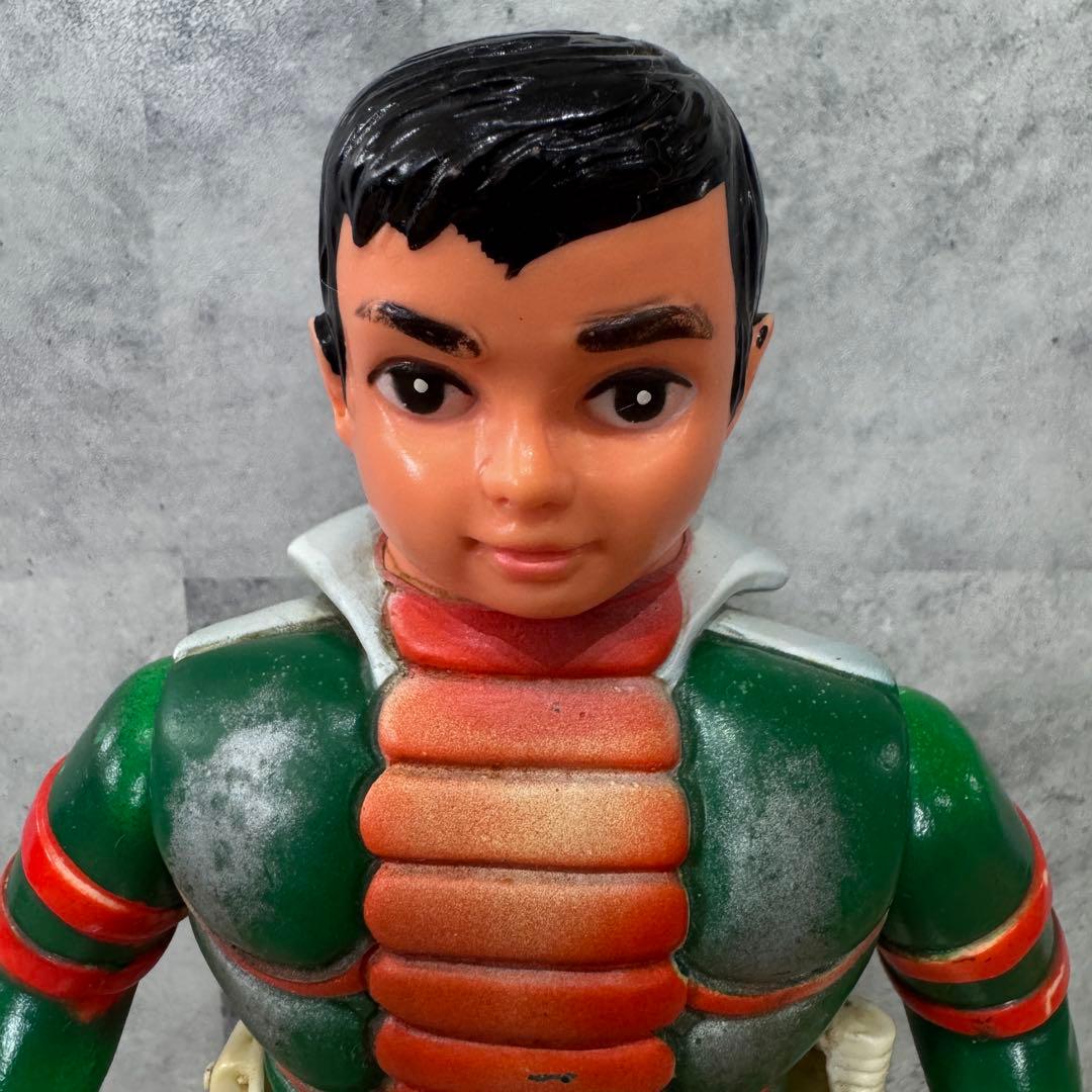 旧バンダイ ソフビ 1973年 仮面ライダーV3 放映当時物◇ベルト・ブーツ有り