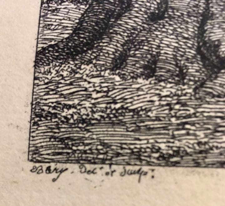 ルーブル美術館刻印あり深森版画