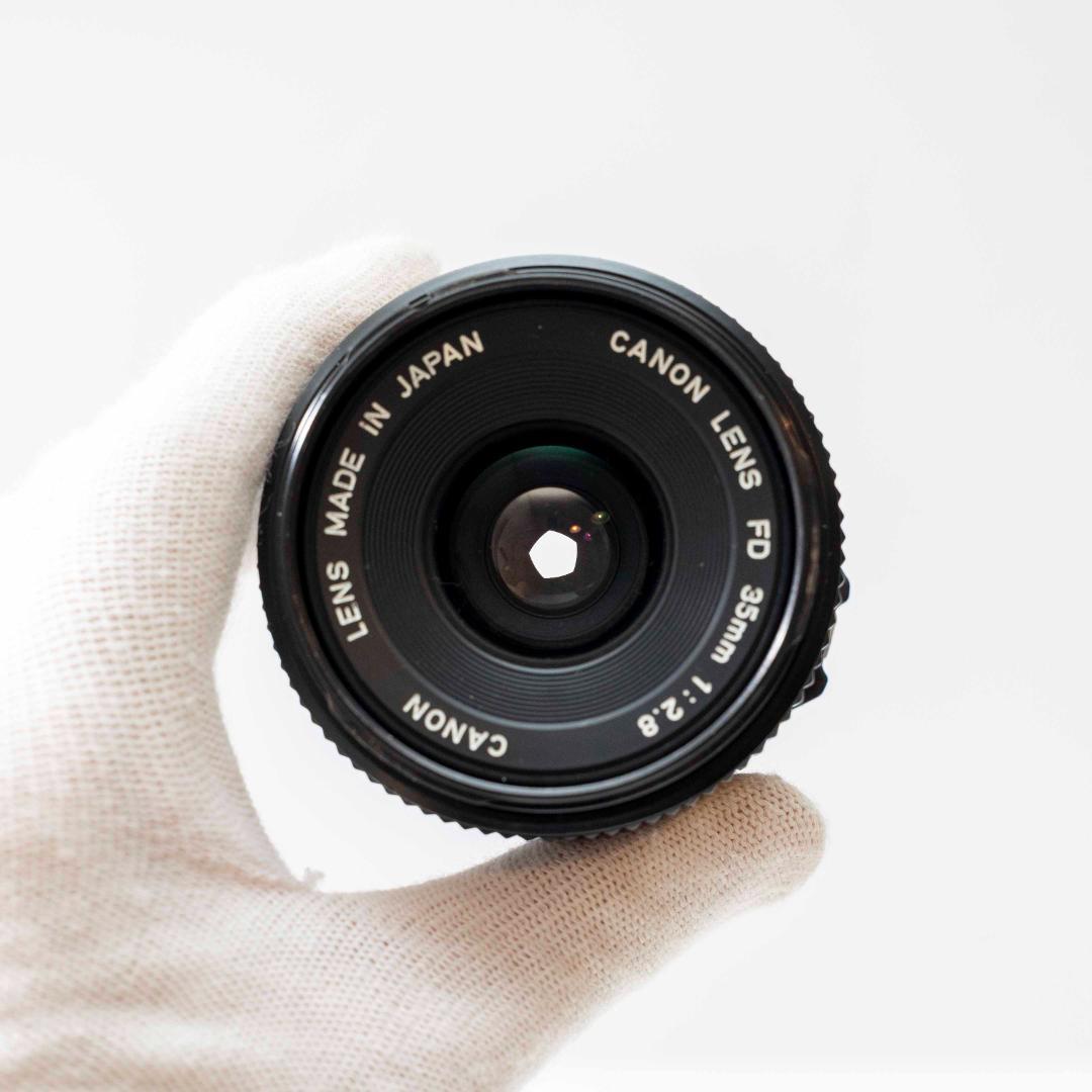 美品/試写有】Canon New FD 35mm f/2.8 オールドレンズ