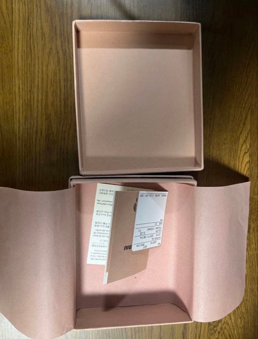 鞠*山様 【極美品】MiuMiuブラウン 財布 （ショッパー カードケース