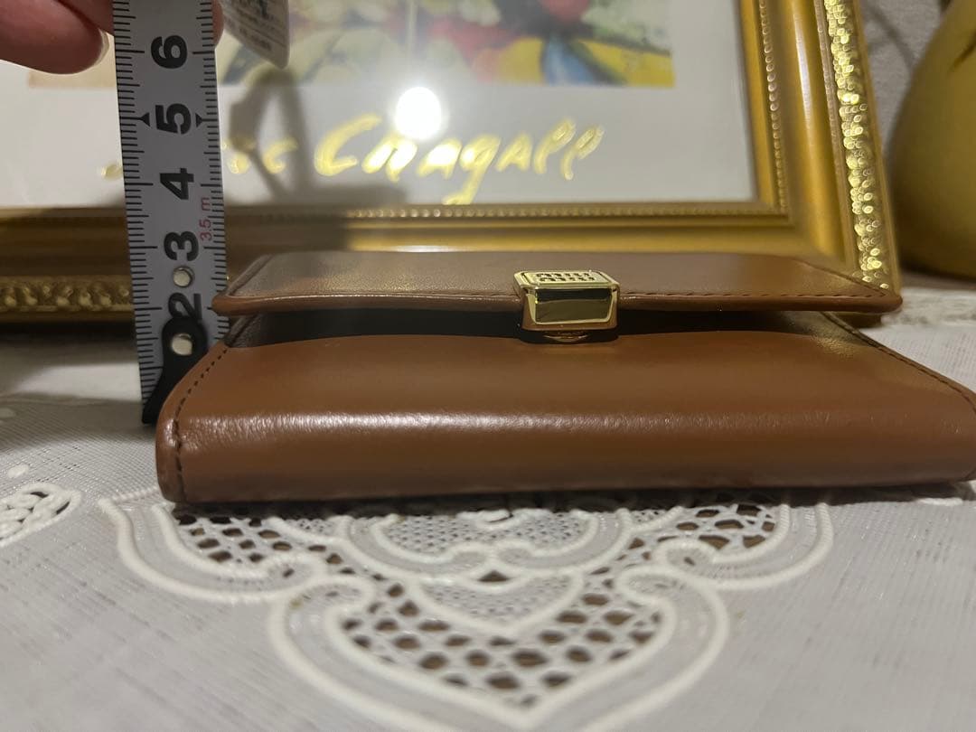 鞠*山様 【極美品】MiuMiuブラウン 財布 （ショッパー カードケース