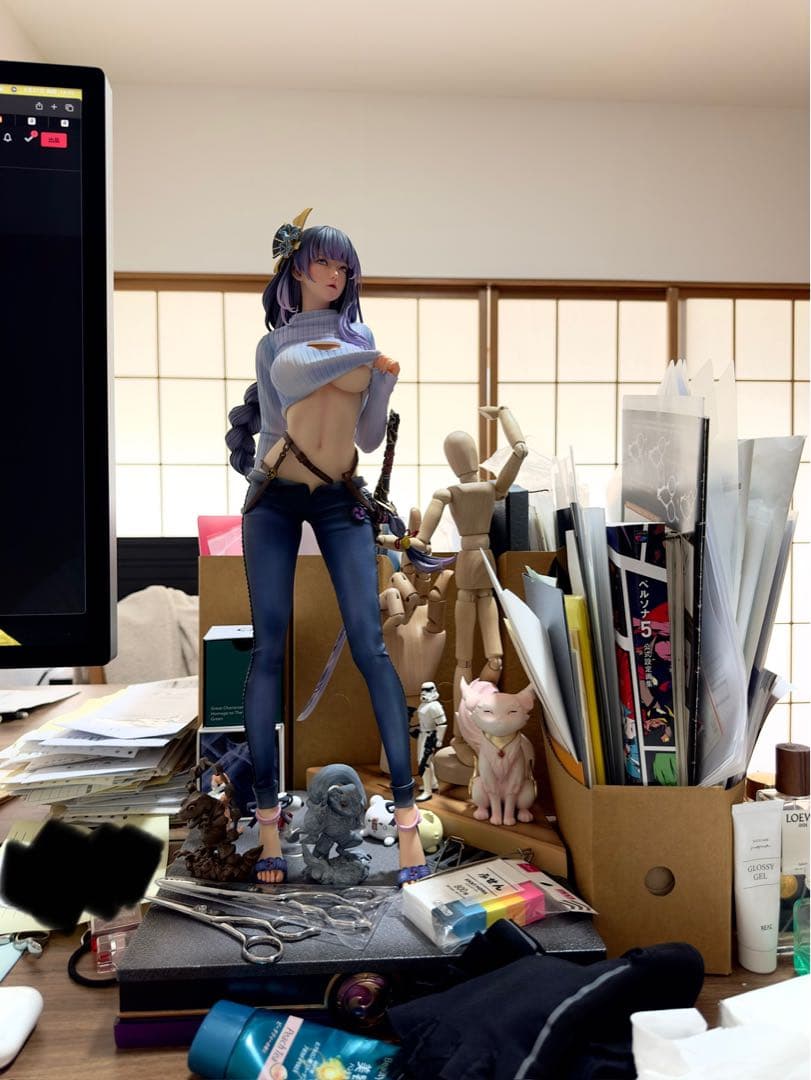 FA STUDIO 原神雷電将軍 1/4 ガレージキット フィギュア 日常Ver