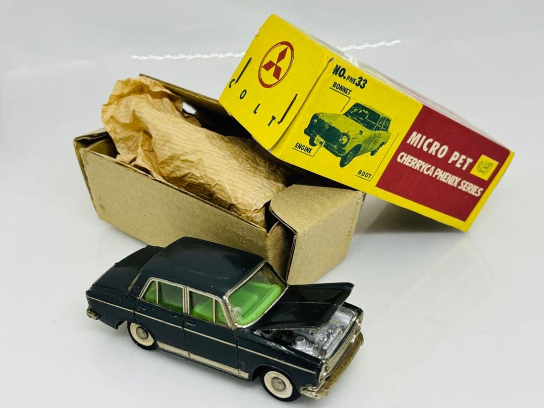 馬*子様 大盛屋チェリカフェニックスPHE33 三菱コルト1000美品1964年