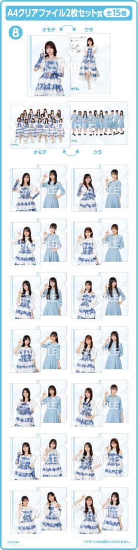 日向坂46 くじ クリアファイル コンプリートセット