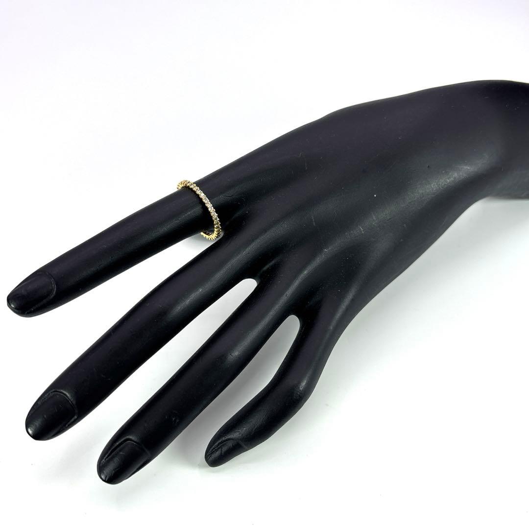 極美品　SWAROVSKI　スワロフスキー　リング　指輪　13号　ゴールド