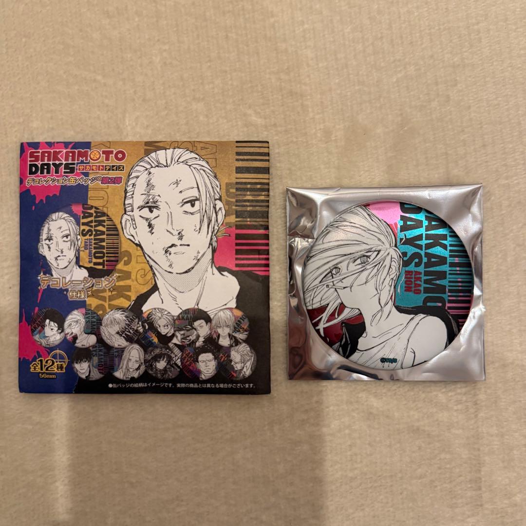 サカモトデイズ SAKAMOTODAYS デクレクション缶バッジ 赤尾リオン