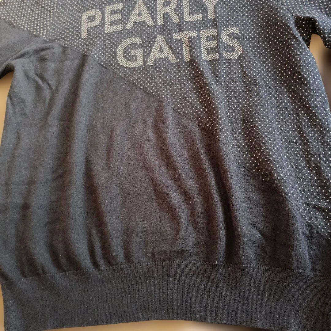 パーリーゲイツ　カシミヤタッチ　タートルネックセーター