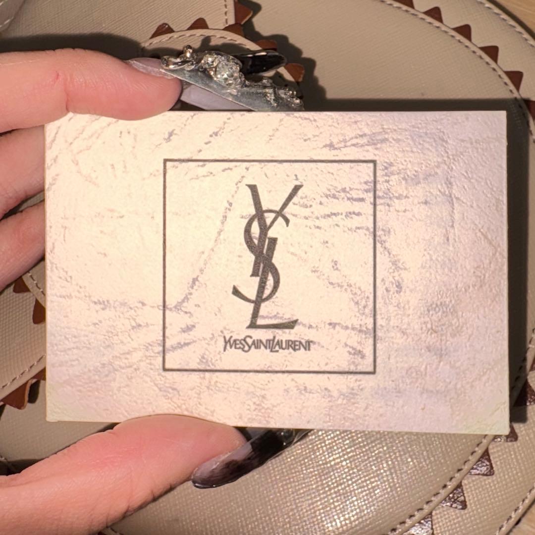 y2k Yves Saint Laurent ベージュショルダーバッグ