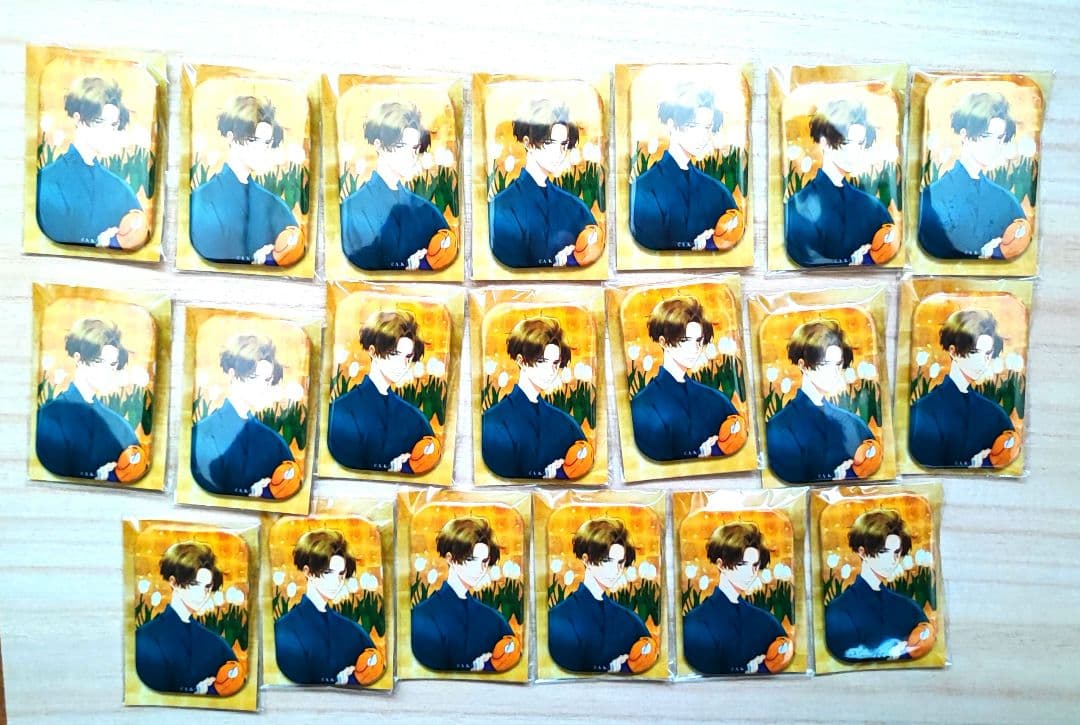 20点セット】ツルネ華スクエア缶バッジ藤原愁