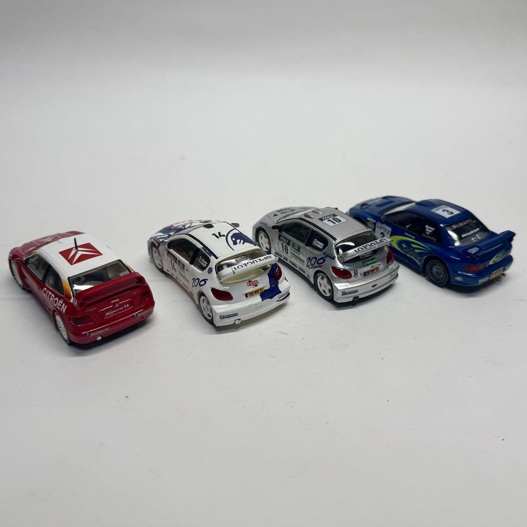 エレール 1/43 ラリーカー プラモデル 完成品 4台セット