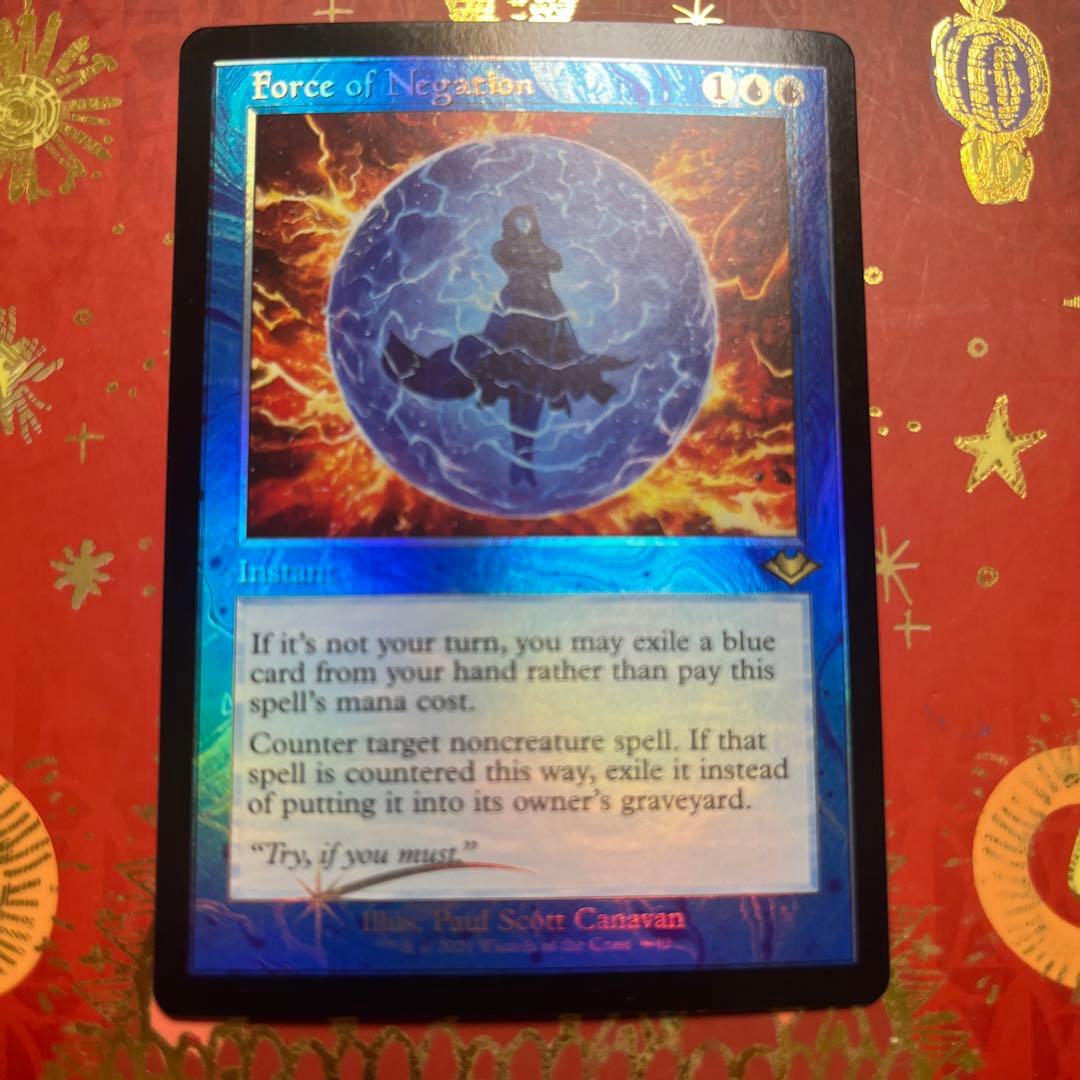 mtg 否定の力　foil 旧枠　英語 MTG 否定の力 旧枠 英語 Foil - メルカリ