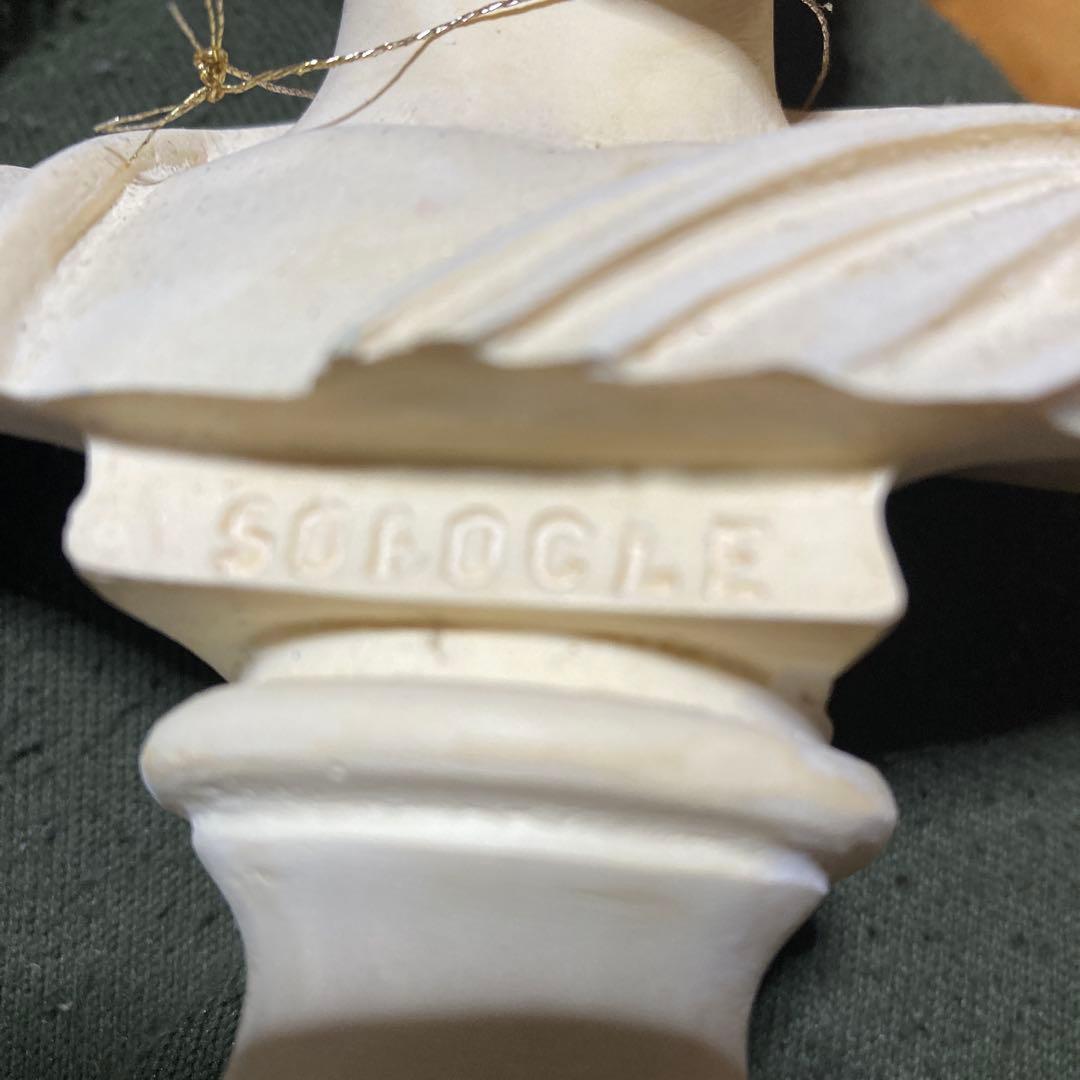 石膏製彫刻 人物像 約15cm着払いでお願いします。 - メルカリ