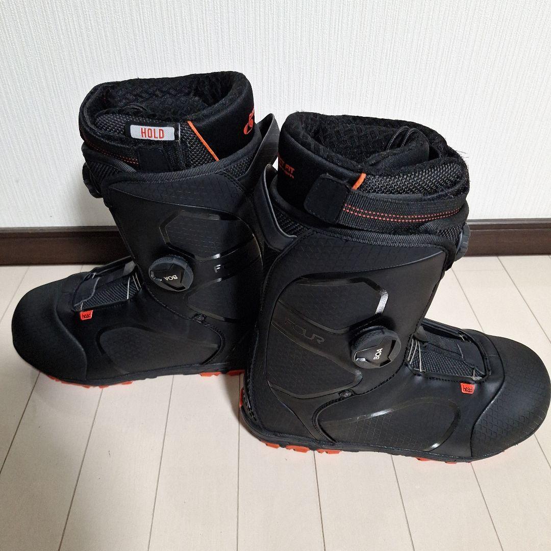 スノーボードブーツ　ヘッドフォアダフルBoAブーツベルクロパワーバンド2本付き