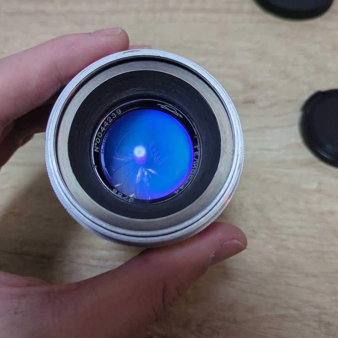 ヘリオス58mm f/2 最初期玉13枚超美品シルバーぐるぐる レア