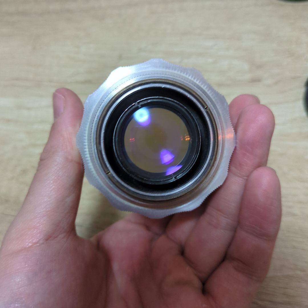 ヘリオス58mm f/2 最初期玉13枚超美品シルバーぐるぐる レア
