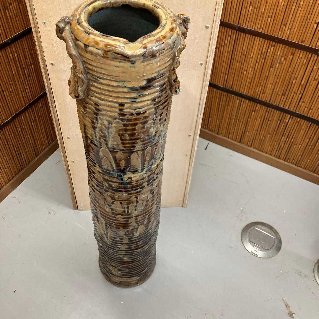 骨董品　華道道具　筒型花器　大正時代から昭和初期　S1068KOTK