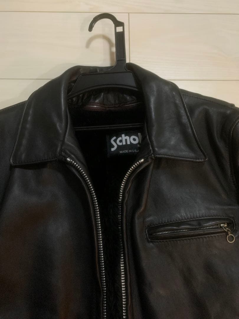 Schott 642 シングルライダースジャケット 36サイズ